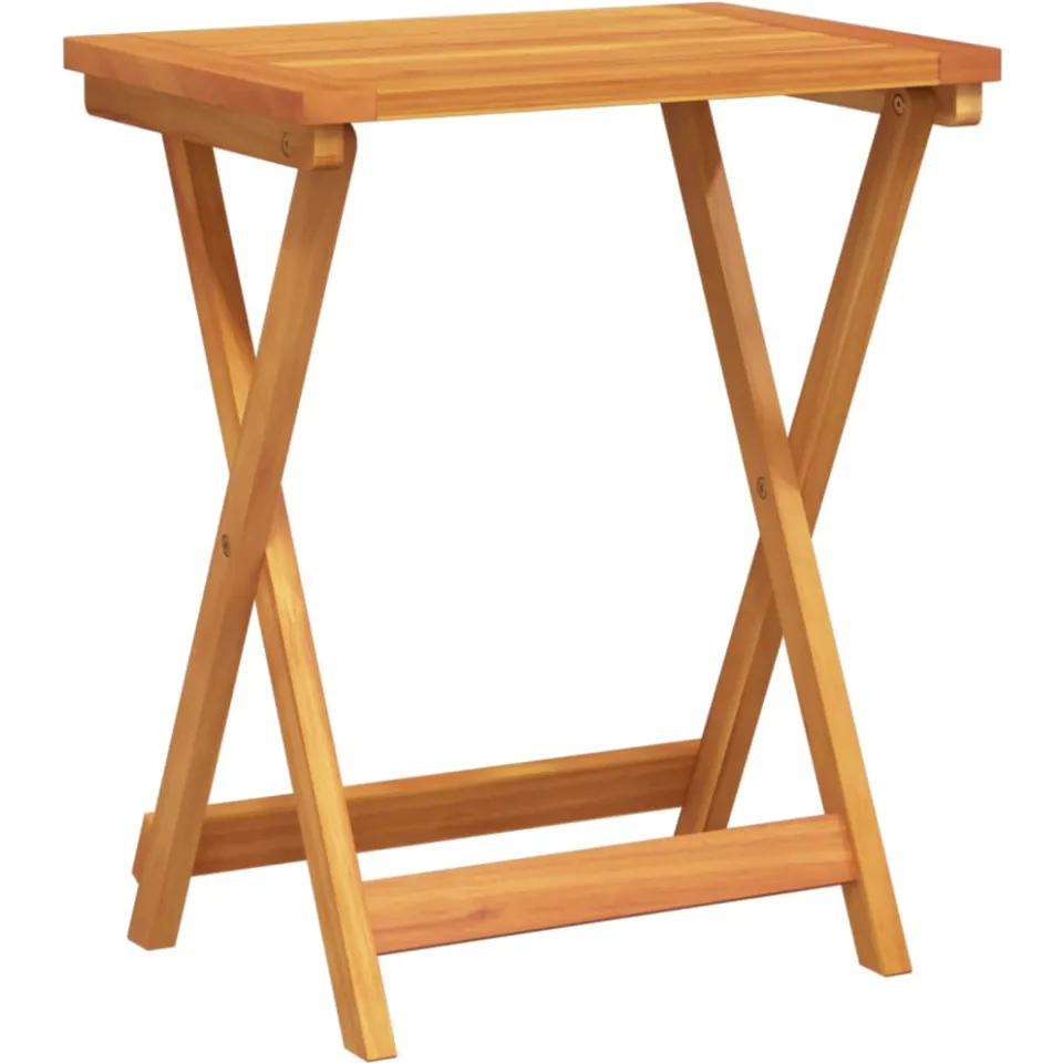 vidaXL Tuintafel inklapbaar 50x36x60 cm massief acaciahout Bruin