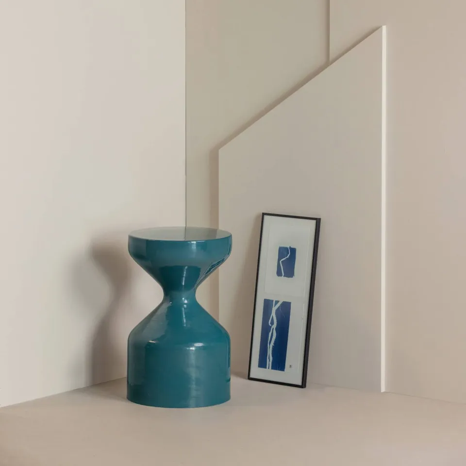 WOOOD Floyd bijzettafel petrolblauw, foto 2