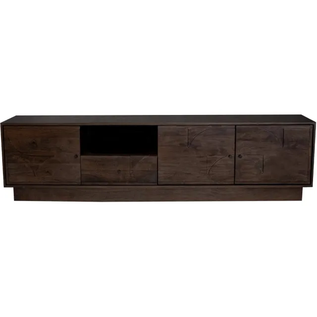 Kick Collection Kick TV dressoir Arvid 190 bruin