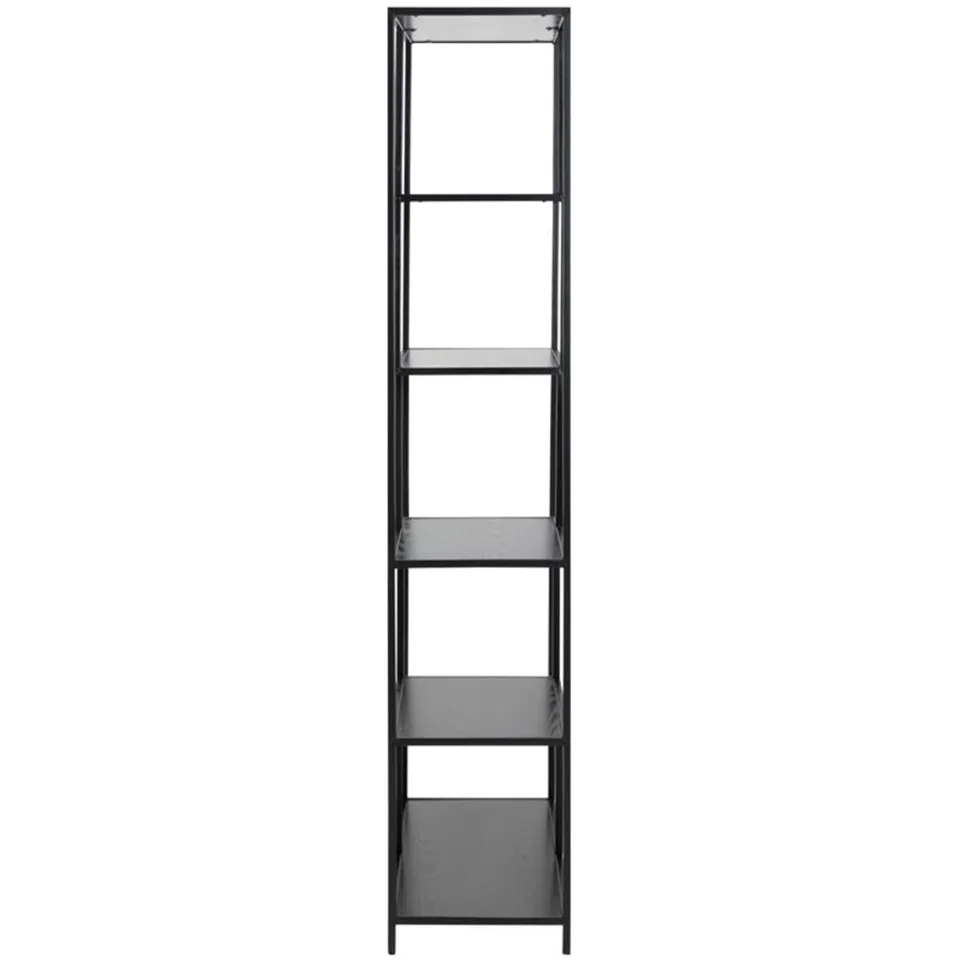Lisomme Vic houten boekenkast zwart - 77 x 185 cm, foto 5