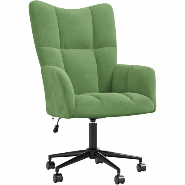 vidaXL Relaxstoel - fluweel - lichtgroen