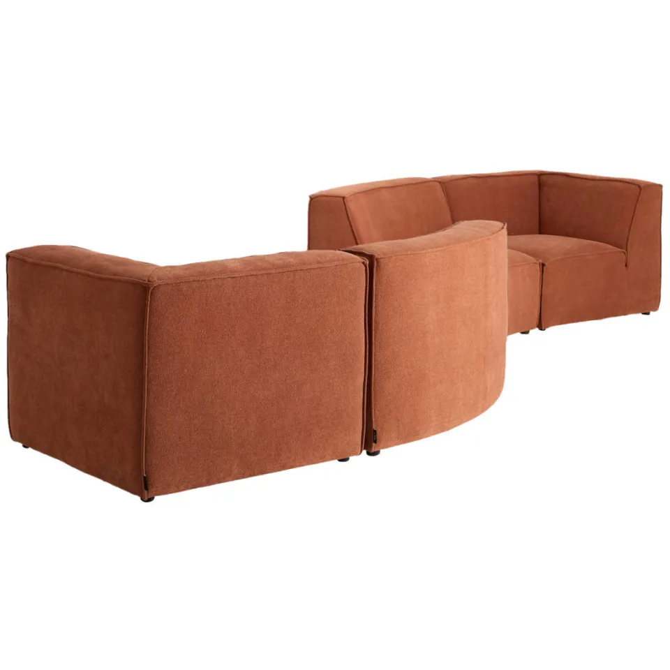 NOUS Living Newton 4-zitsbank terra, foto 4