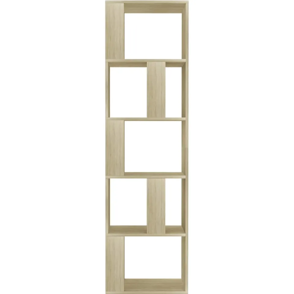 vidaXL Boekenkast/kamerscherm 45x24x159 cm bewerkt hout sonoma eiken, foto 4