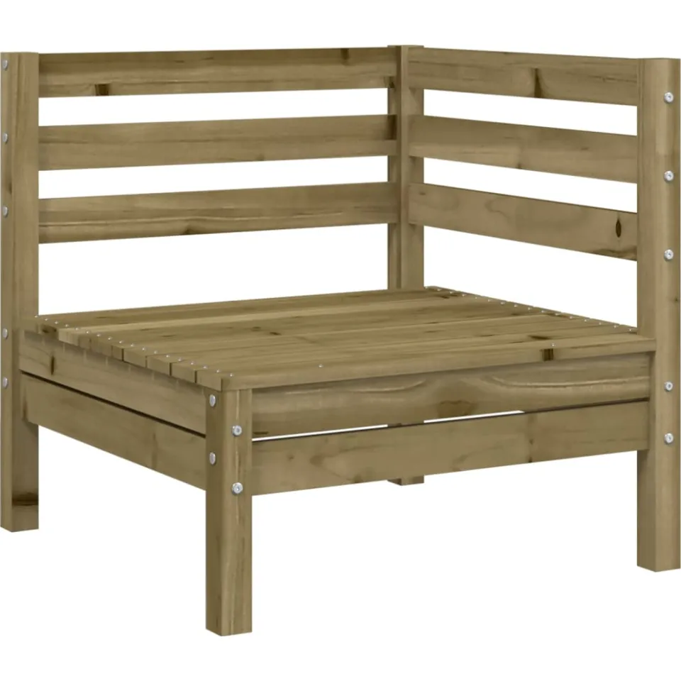 vidaXL 8-delige Loungeset met kussens geïmpregneerd grenenhout bruin, foto 3