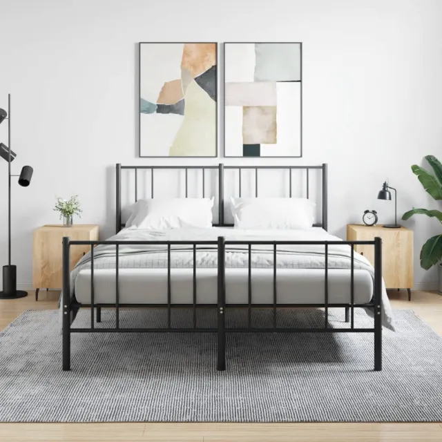 vidaXL Nachtkastjes 2 st 40x40x50 cm bewerkt hout sonoma eikenkleurig, foto 2