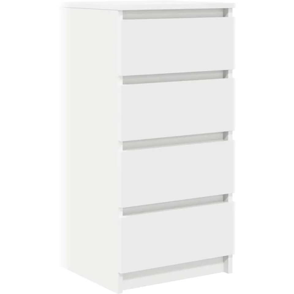 vidaXL Dressoir 37,5x35x76 cm bewerkt hout wit