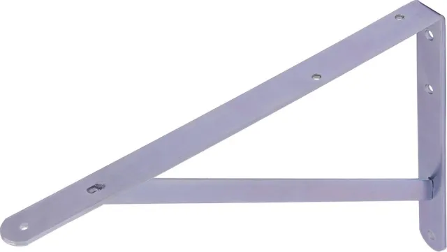 Wovar Plankdrager Gegalvaniseerd 25 x 40 cm met Schoor | Per Stuk Grijs