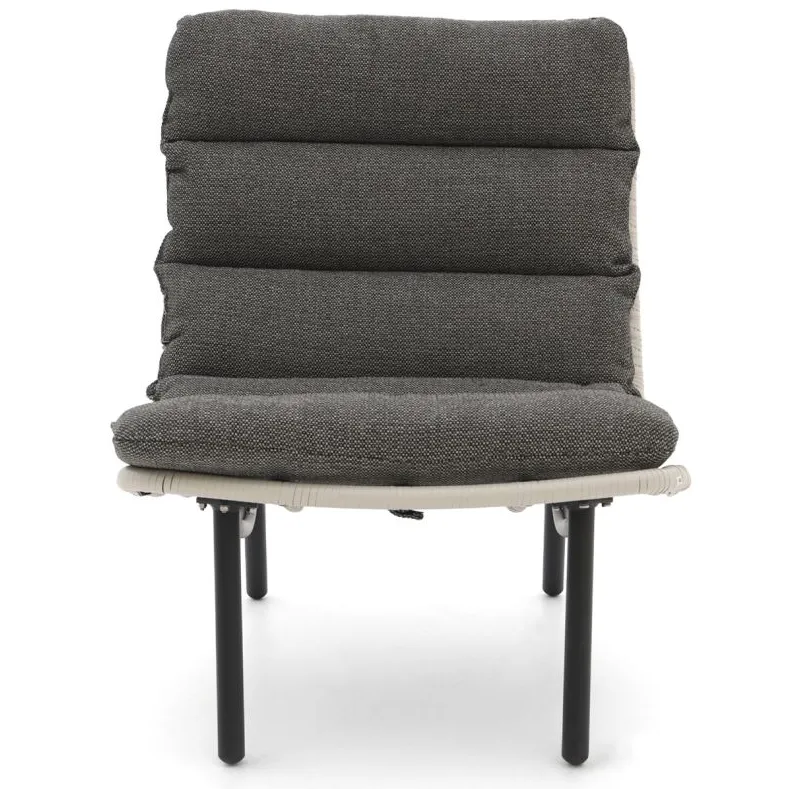 Forza Furniture Forza Marradi lounge tuinstoel met voetenbank grijs, foto 5
