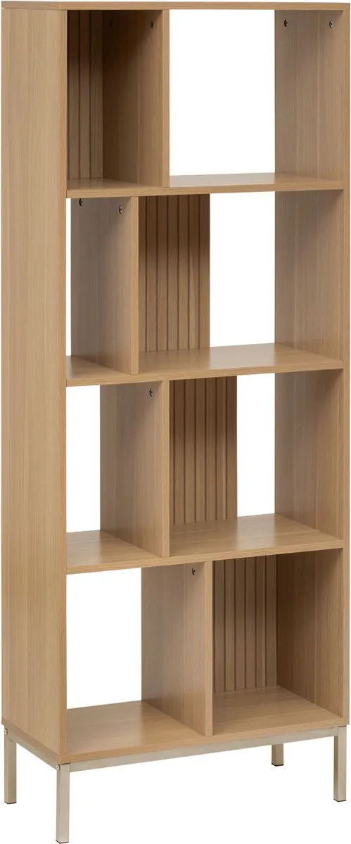 5 Five Simply Smart 5Five Tasso Boekenrek 8 planken - 63x30x159cm - Beige