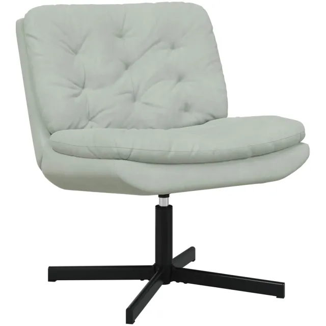 vidaXL Draaibare Relaxstoel Lichtgrijs 63 x 75 x 76 cm Fluweel