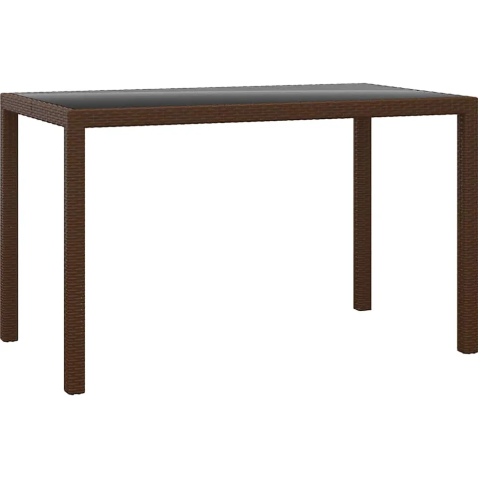 vidaXL 3-delige Tuinset met kussens poly rattan bruin, foto 3