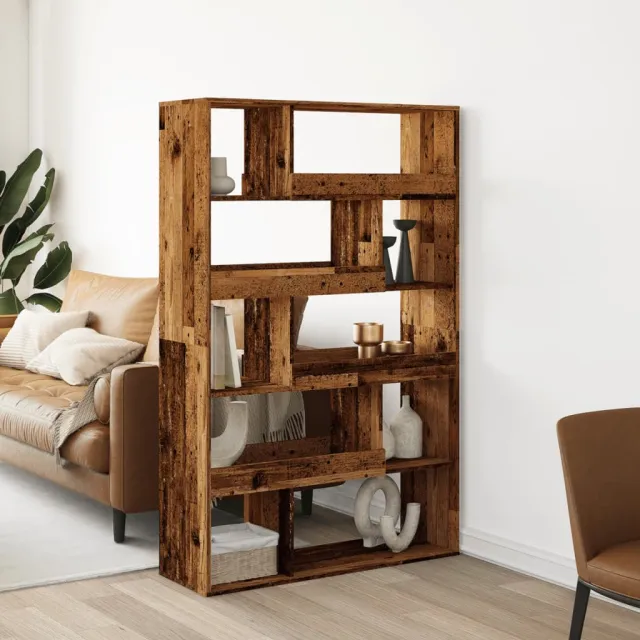 vidaXL Boekenkast 100x33x156,5 cm bewerkt hout oud houtkleurig Bruin