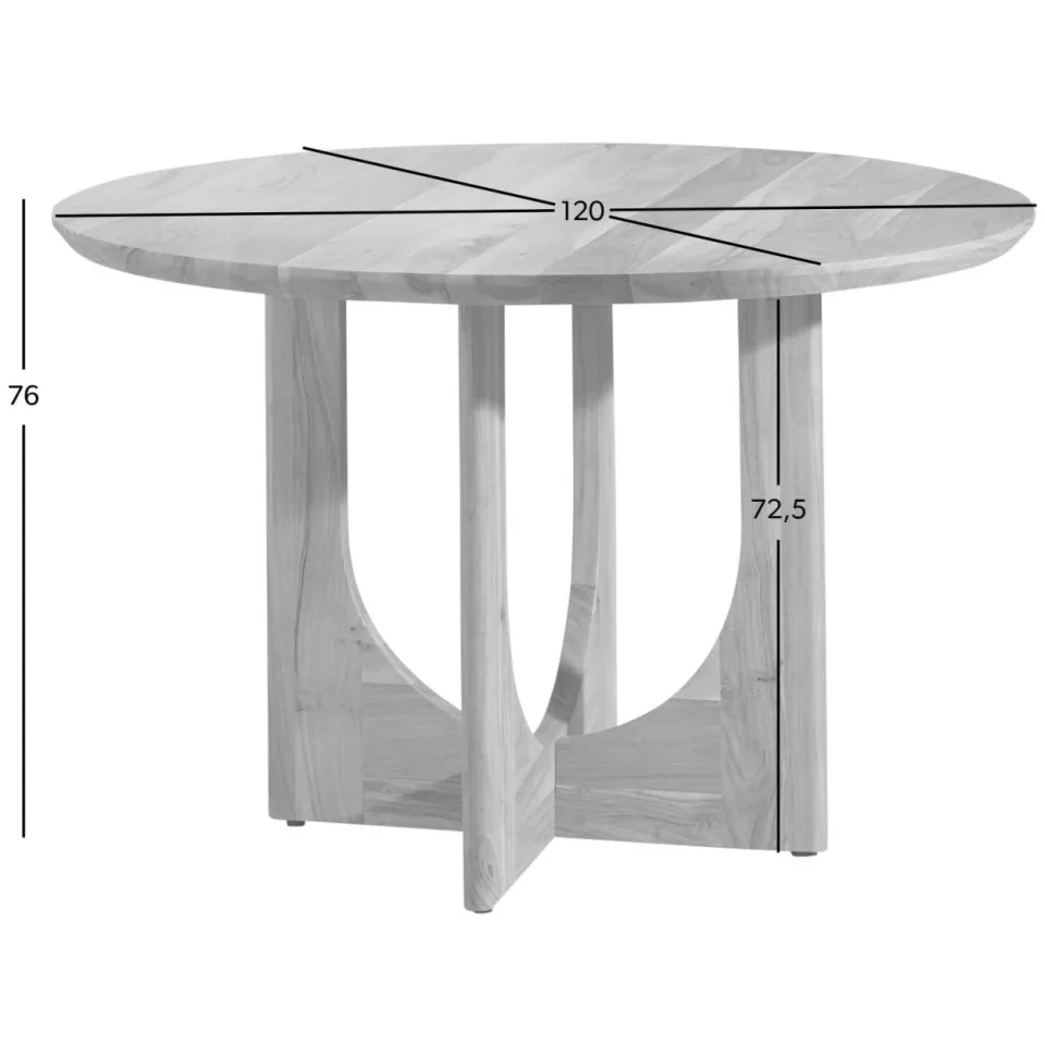 NOUS Living eetkamertafel Yara Naturel