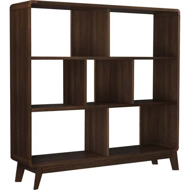 Notio Living Cassie-Boekenkast - Walnootlook Bruin