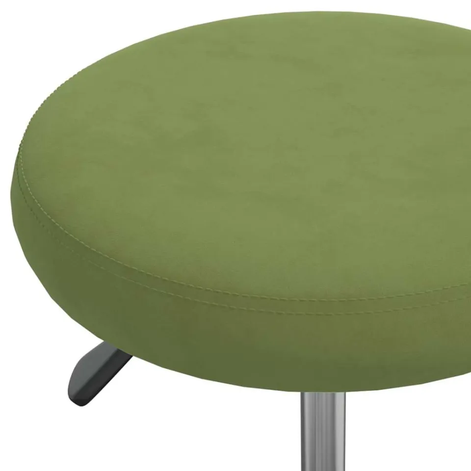 vidaXL Eetkamerstoel fluweel lichtgroen groen, foto 4