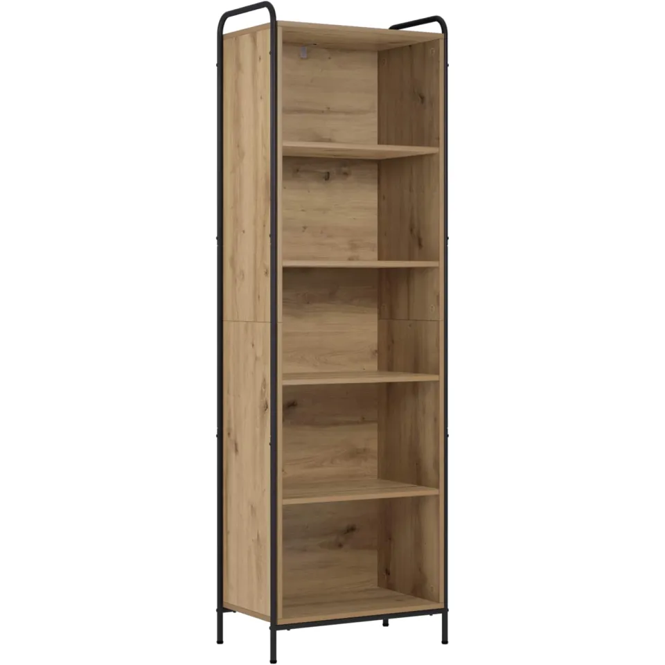 vidaXL Boekenkast 55,5 x 33 x 174 cm Bewerkt hout Artisanaal eiken, foto 3