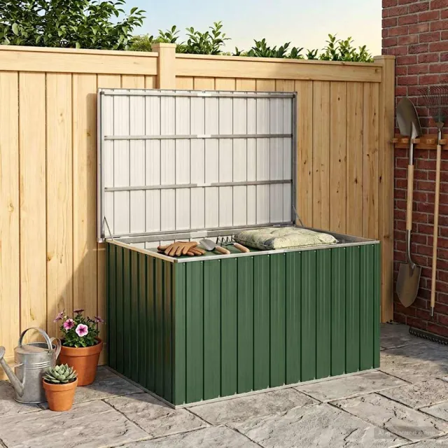 vidaXL Tuinbox 150x101x91 cm groen, foto 2