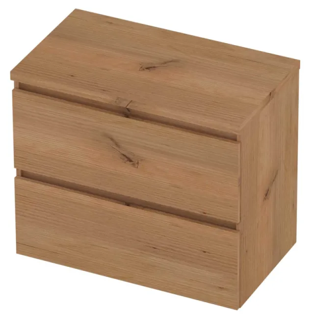 Basic-Line Deck 46 Badmeubelset Greeploos 80x46x66 cm Whisky Oak Eiken