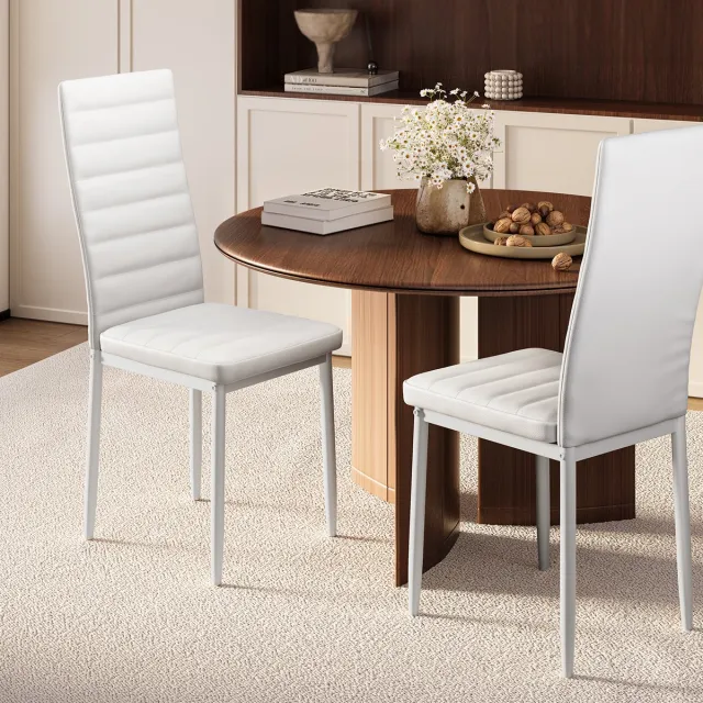 Bealife TB49C Eetkamerstoelen - 2 stoelen - Velvet bekleed - Wit