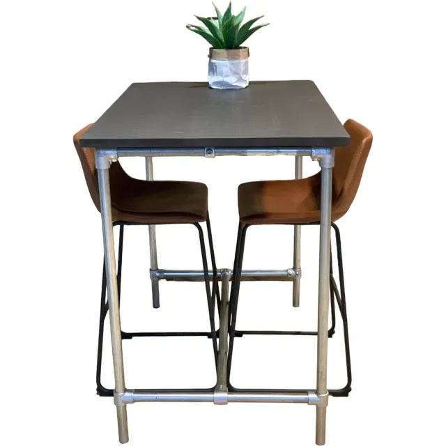 Design85 Industriële - bartafel - Modern zwart