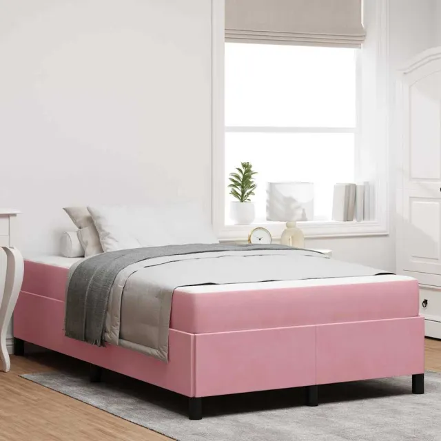 vidaXL Bedframe Lichtgrijs 120 x 190 cm Stof