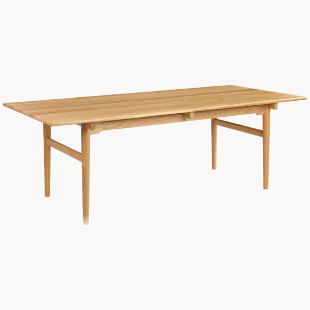 Carl Hansen & Søn Eettafel CH327 van eikenhout, in verschillende formaten Bruin