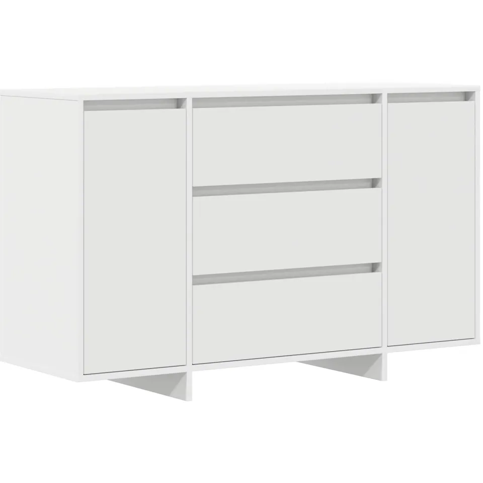 vidaXL Dressoir Wit 120 x 41 x 75 cm Bewerkt hout, foto 3