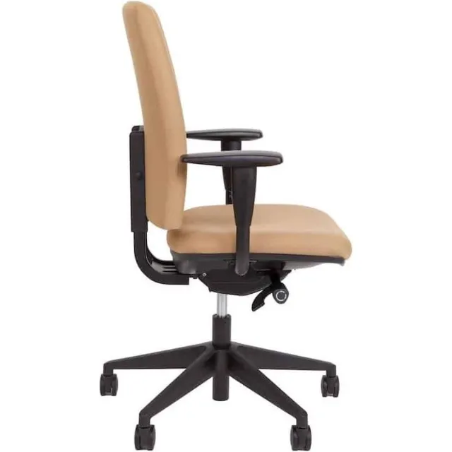 ABC Kantoormeubelen Ergonomische bureaustoel A680 met EN-1335 normering beige stof