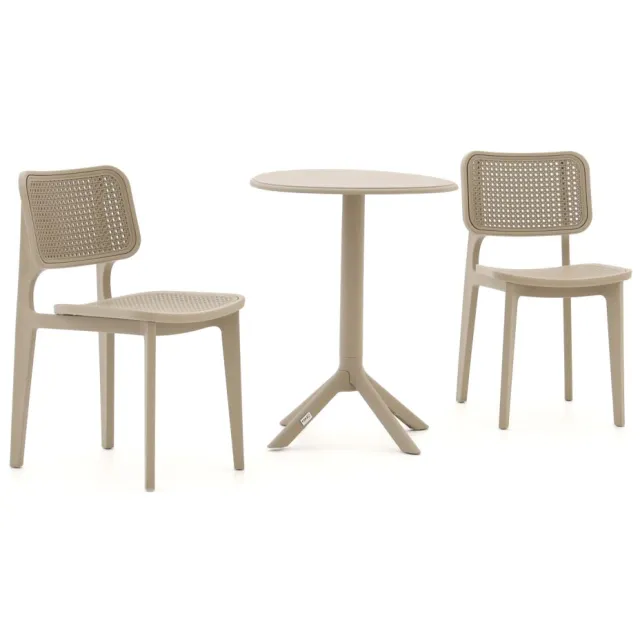Forza Furniture Forza Xitta/Rieti ø60cm balkonset 3-delig