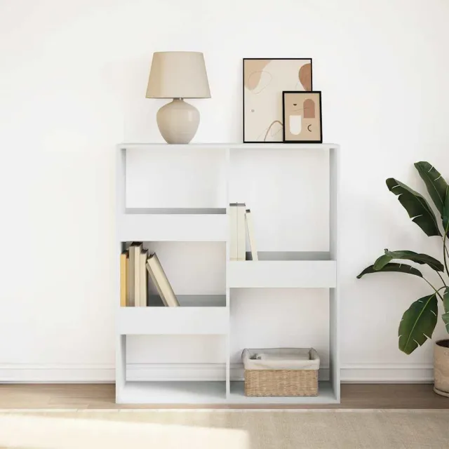 vidaXL Boekenkast / kamerscherm 100x33x115 cm wit, foto 2