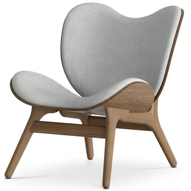 Umage A Conversation Piece houten fauteuil donker eiken - Sterling Beige