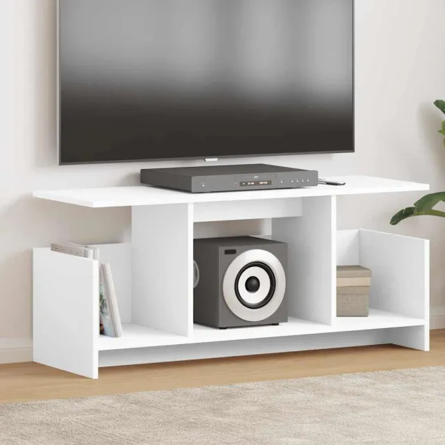 vidaXL TV-standaard 102 x 35 x 45 cm Wit Bewerkt hout, foto 2
