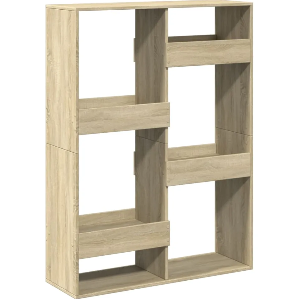 vidaXL Kamerscherm 100x33x135 cm bewerkt hout sonoma eikenkleurig Bruin