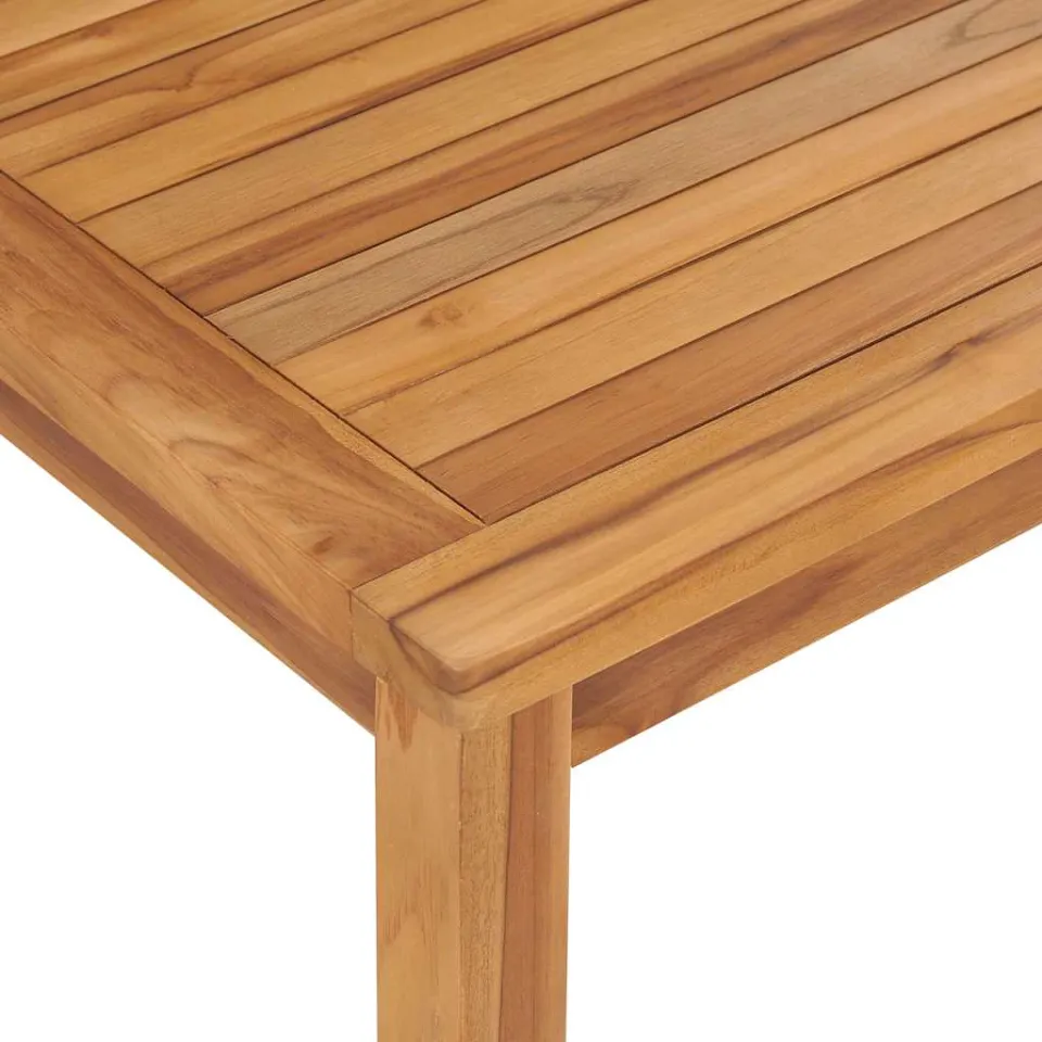 vidaXL Tuintafel 120x70x77 cm massief teakhout bruin, foto 4