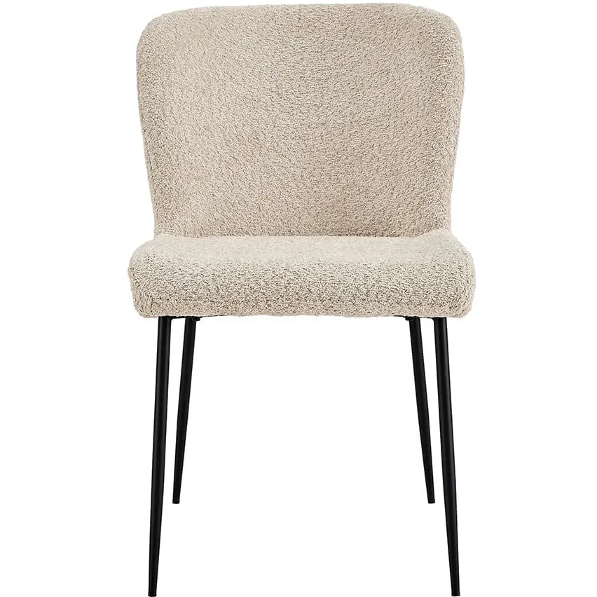 eetkamerstoel Jolie bouclé beige Bruin