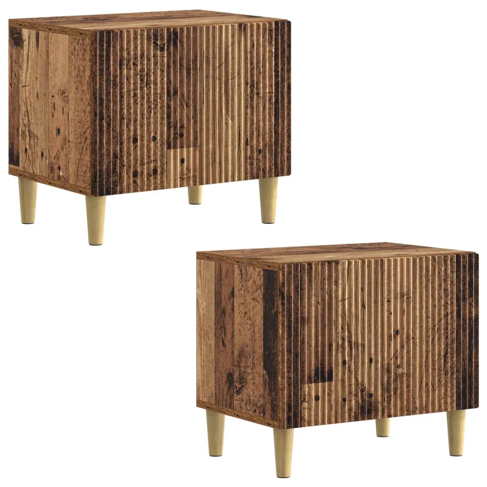 vidaXL Tv-meubel Oud hout Bewerkt hout bruin, foto 4