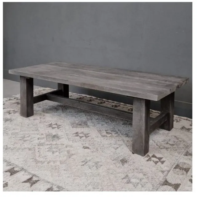 Luksa SALONTAFEL| SALONTAFEL FEIKE| 120 LANG grijs/bruin