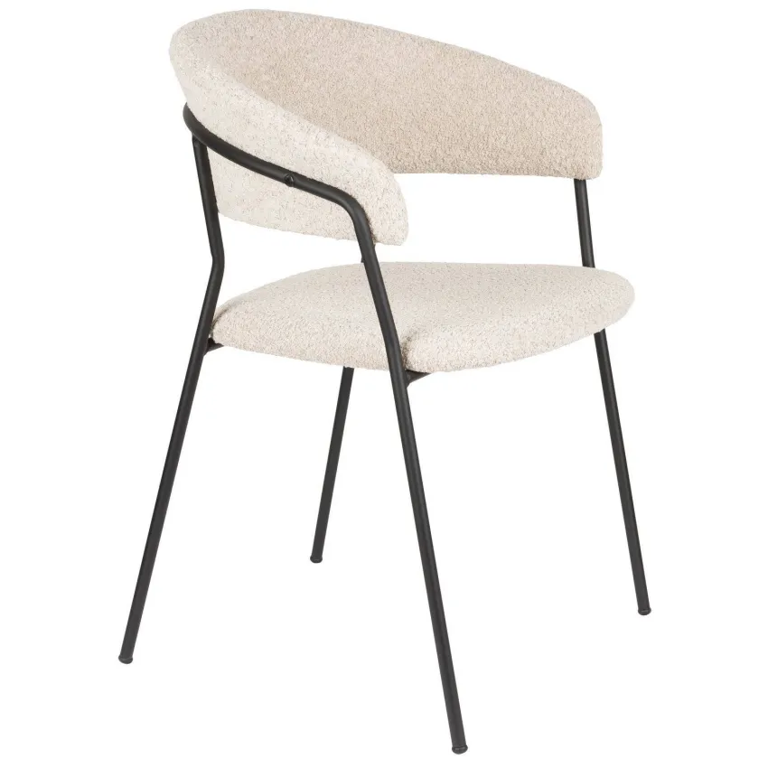Housecraft Living Zeri eetkamerstoel off-white, foto 2