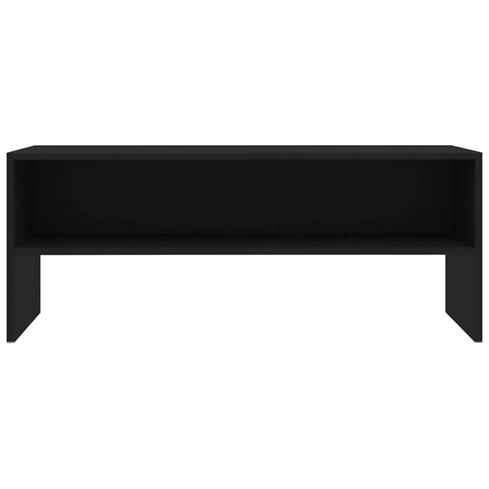 vidaXL Tv-meubel 100x40x40 cm bewerkt hout zwart