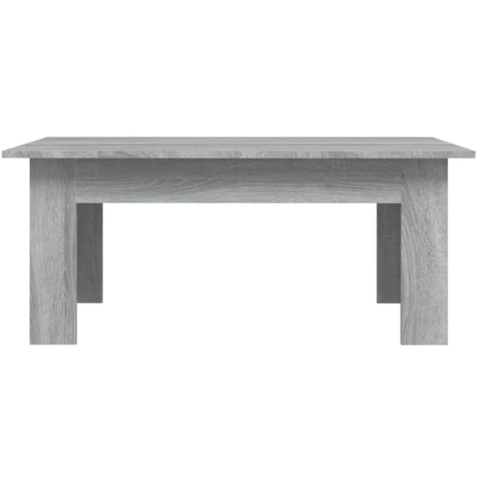 vidaXL Salontafel 100x60x42 cm bewerkt hout grijs sonoma eikenkleurig, foto 4