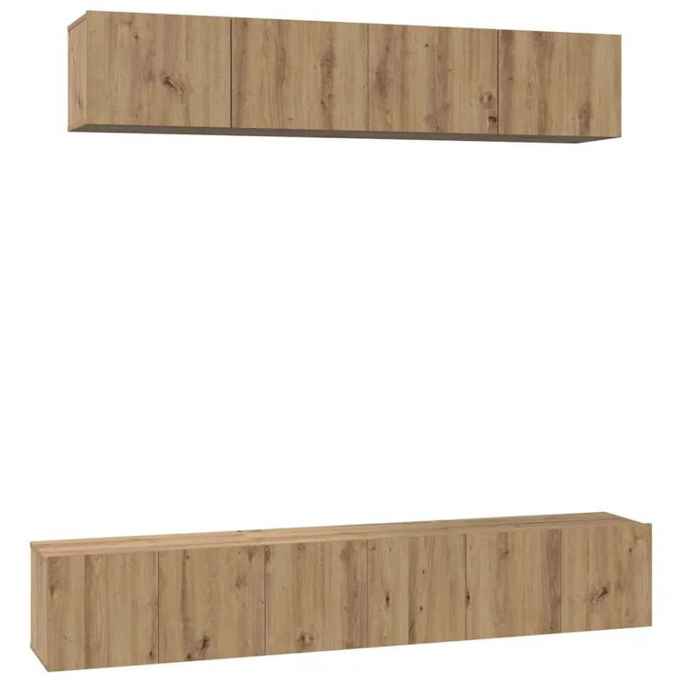 vidaXL Tv-meubelset 5 st 80 x 30 x 30 cm Artisan Eiken Bruin