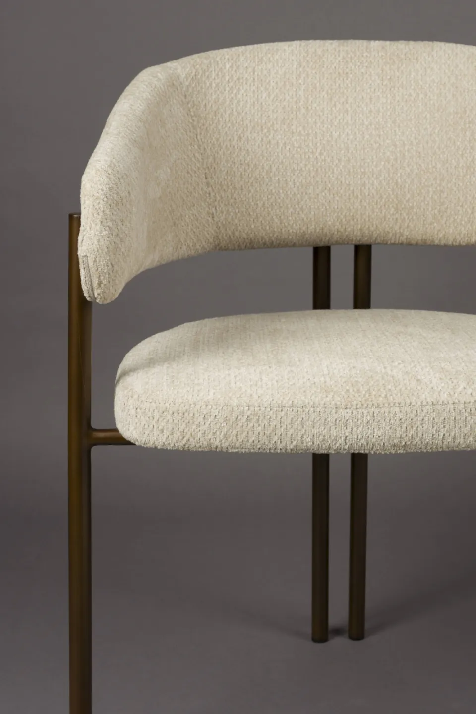 Dutchbone eetkamerstoel Naida beige, foto 8