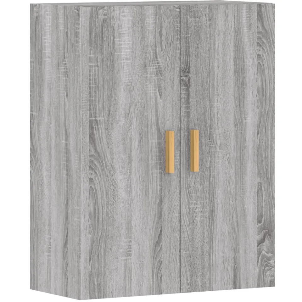 vidaXL Hangkasten 2 st bewerkt hout grijs sonoma eikenkleurig, foto 4