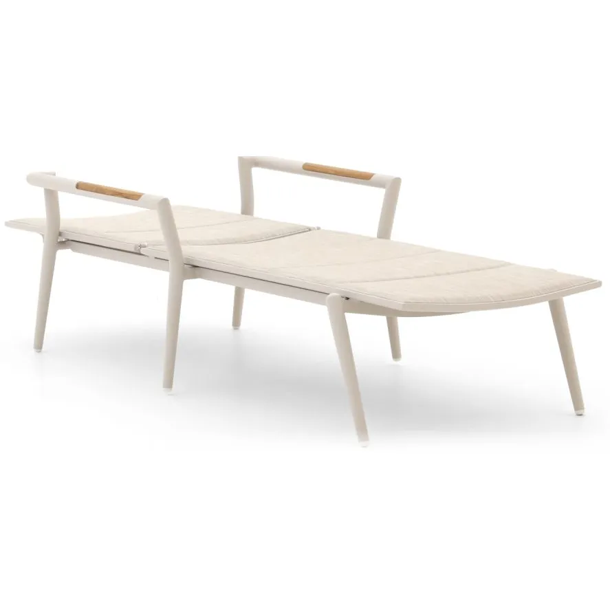 Manifesto Furniture Manifesto Roncade ligbed stapelbaar/verstelbaar taupe, foto 5
