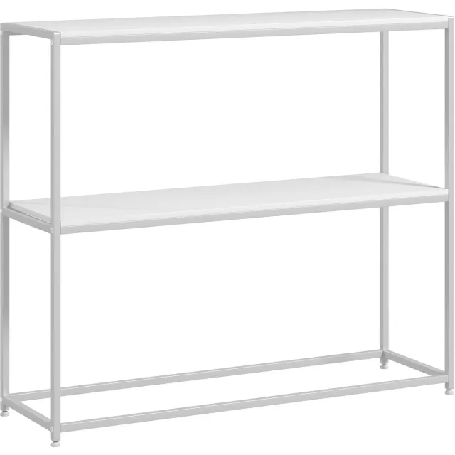 Homcom Consoletafel - Spaanplaat - 100x30x87cm - Wit