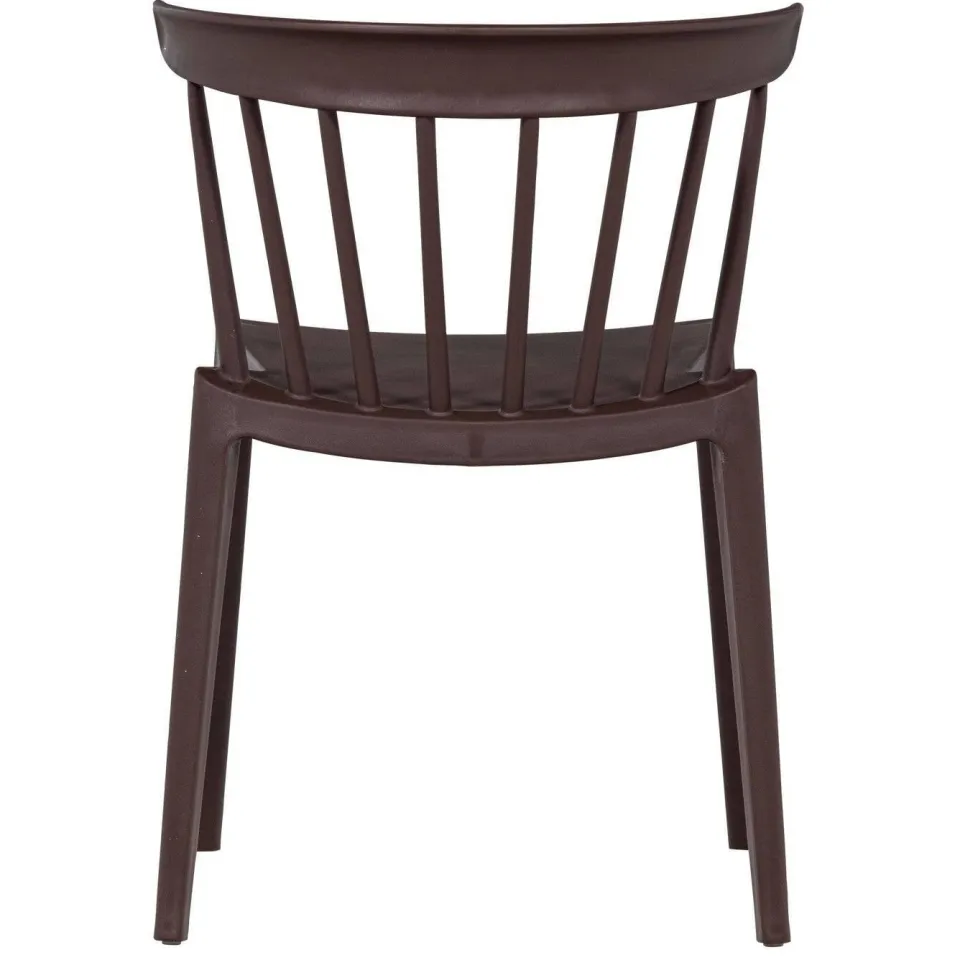 WOOOD Bliss Tuinstoelen - Kunststof - Jadegroen - Set van 2 paars/bruin, foto 3