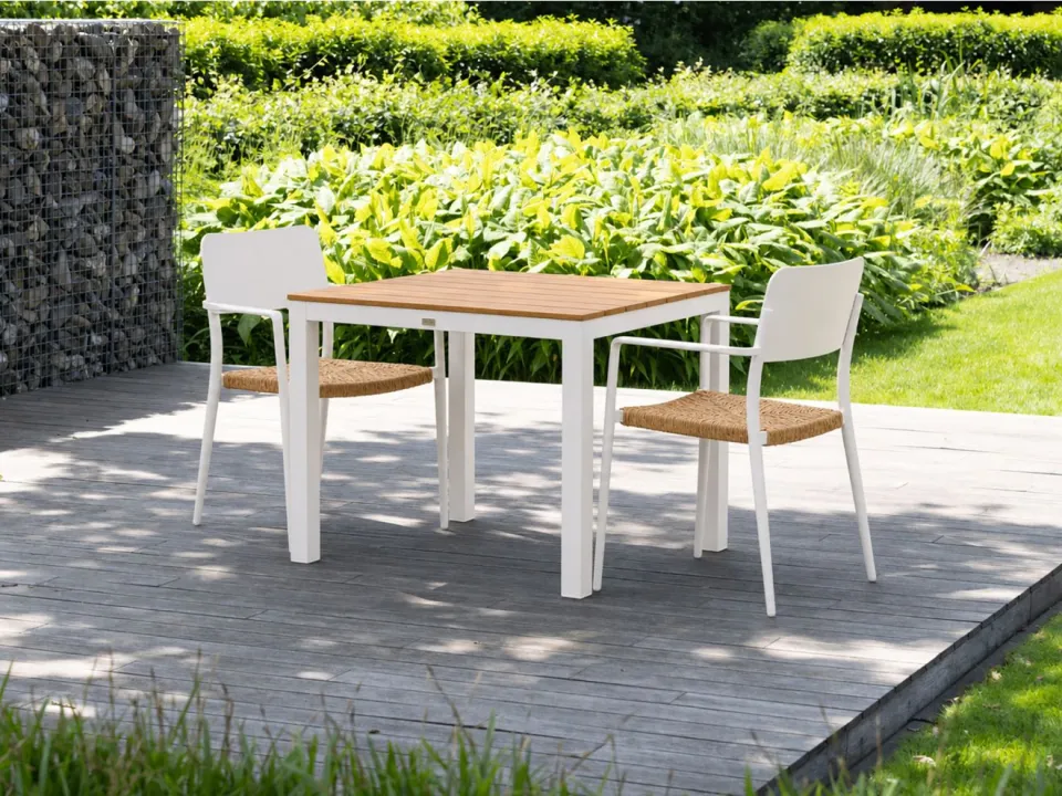 Bellagio tuinmeubelen Bellagio Cino/Fidenza 90cm dining tuinset 3-delig stapelbaar, foto 5