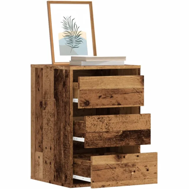 vidaXL Ladekast 40x41x58 cm bewerkt hout oud houtkleurig Bruin