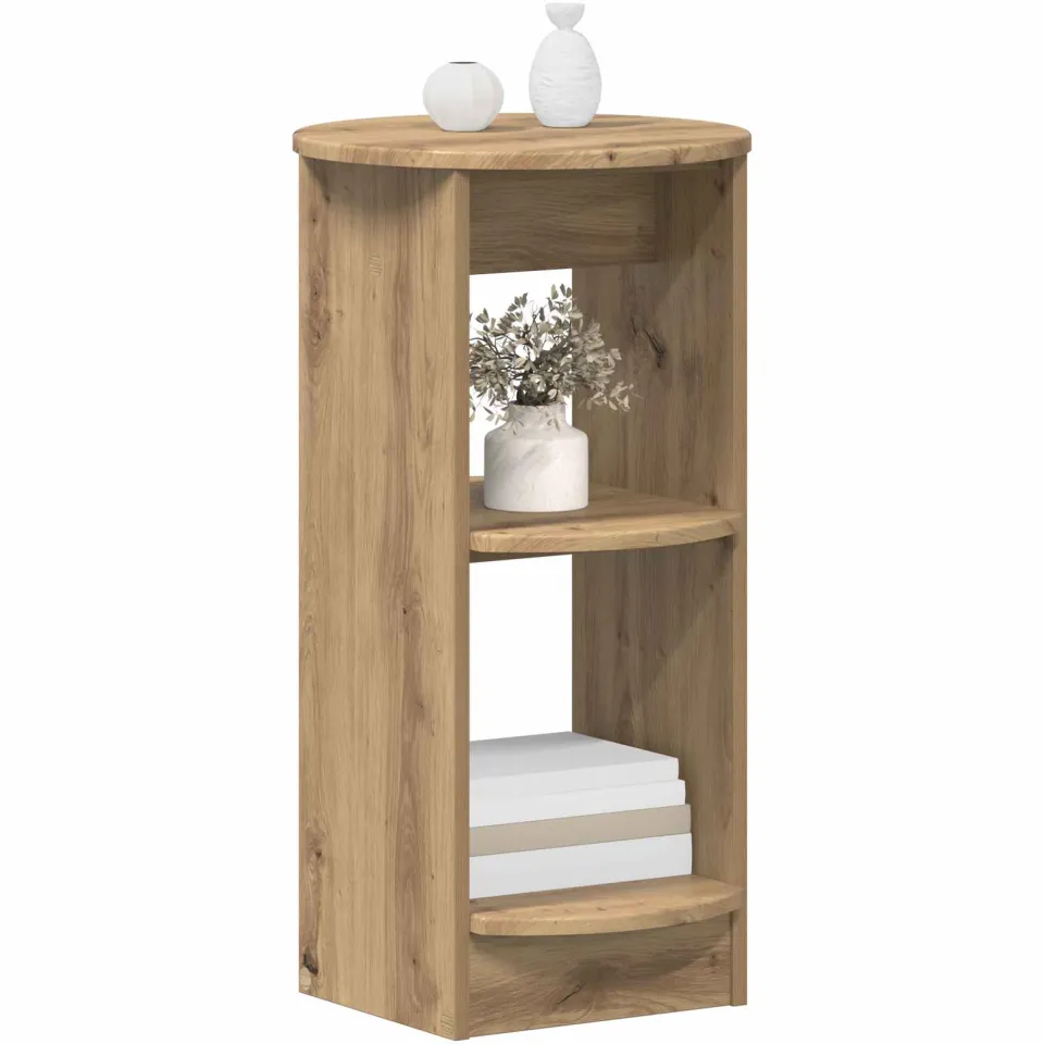 vidaXL Bijzetkast Artisan Eik 40 x 40 x 75 cm Geconstrueerd hout Bruin