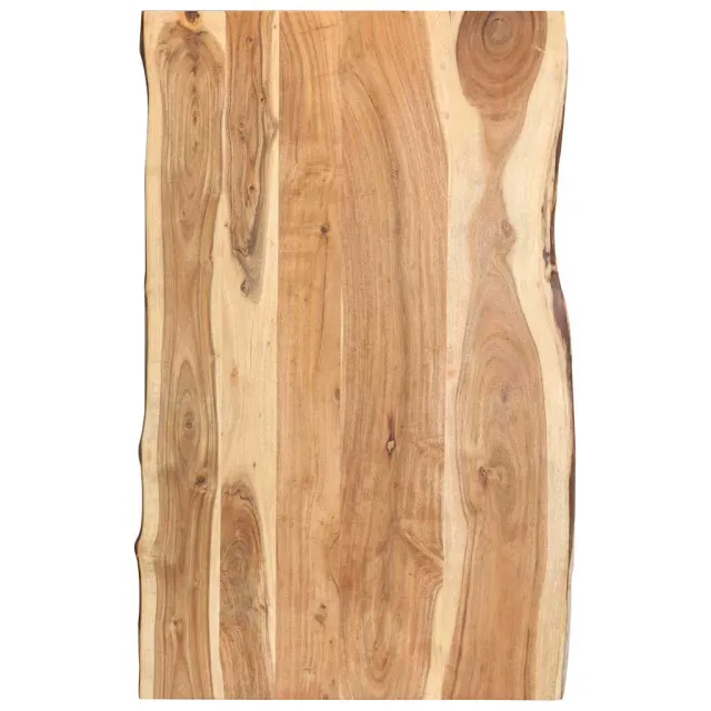 vidaXL Tafelblad 100x(50-60)x3,8 cm massief acaciahout bruin, foto 4